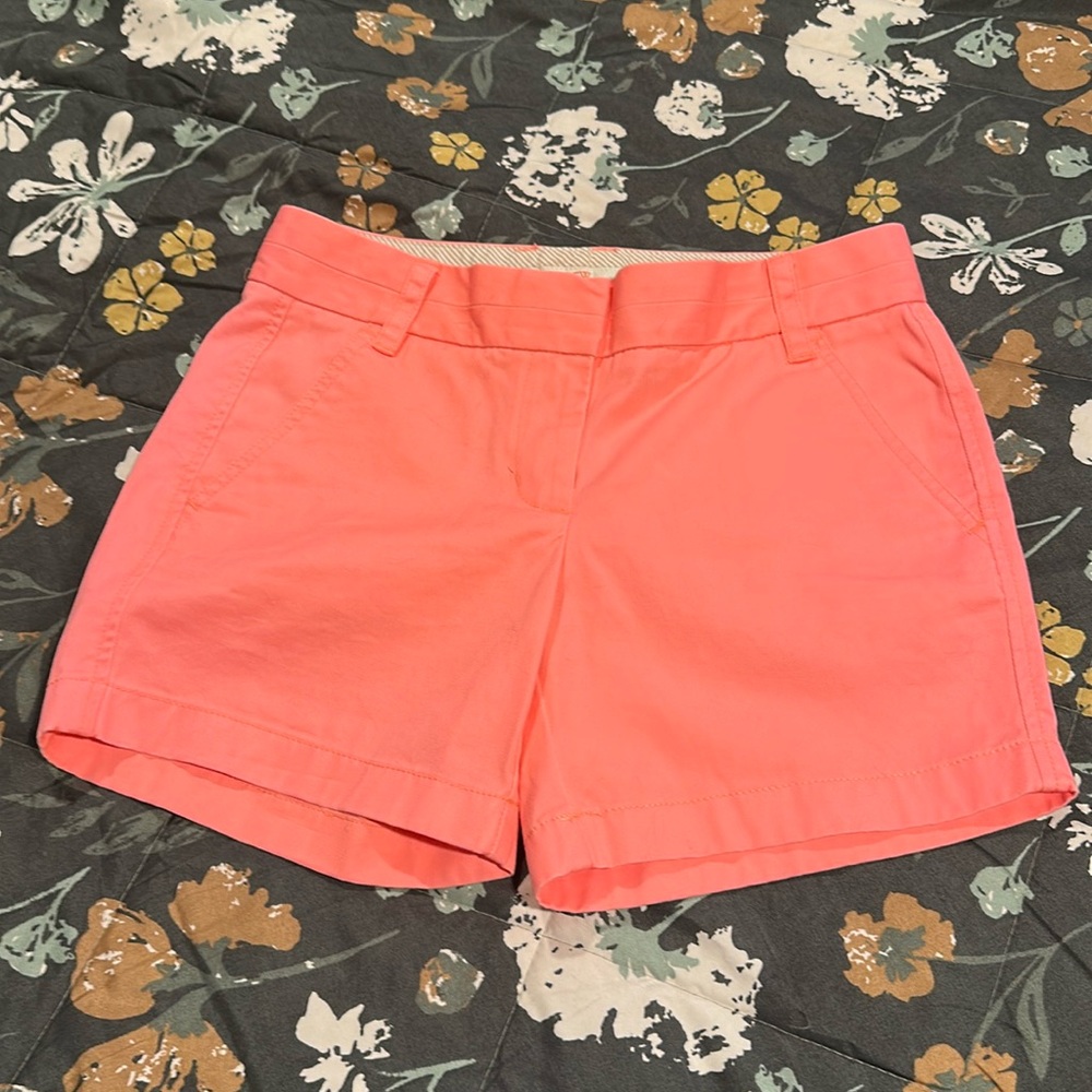J.Crew 100% cotton Chino broken shorts size 0